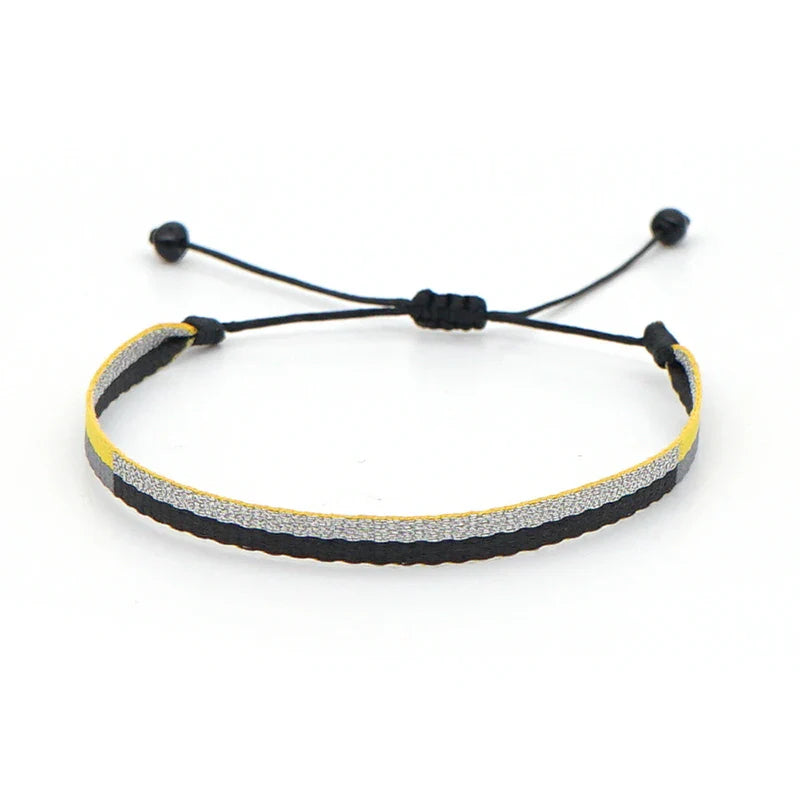 Tibetan Steel & Handmade Spirit Bracelet for "Mindful Presence" (Beads made of Natural Weathered Lava Stone)