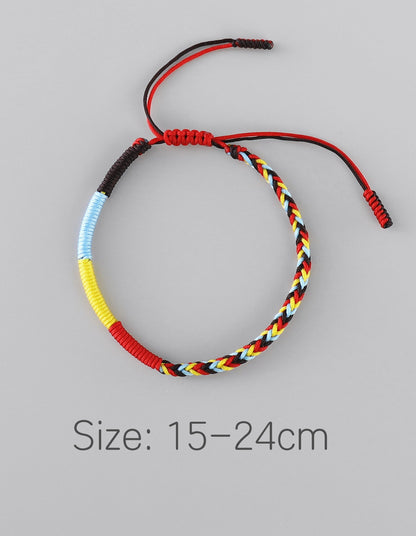 Handmade Tibetan Blessed Knots of Mixtures for "Protection, Health, Balance, Energy & Wisdom"