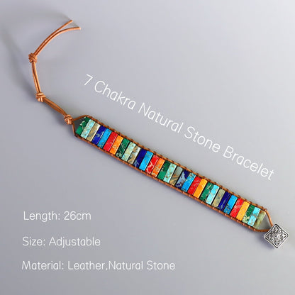 Buddhist Handcrafted Nature Sandalwood Bracelet for "Protection, Health, Balance, Energy & Wisdom" - 12 Essential Frosted Granites Crystals