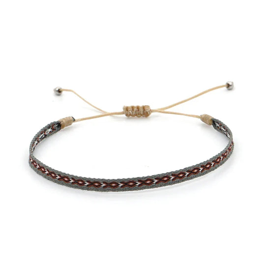 Tibetan Steel & Handmade Spirit Bracelet for "Compassion & Kindness"