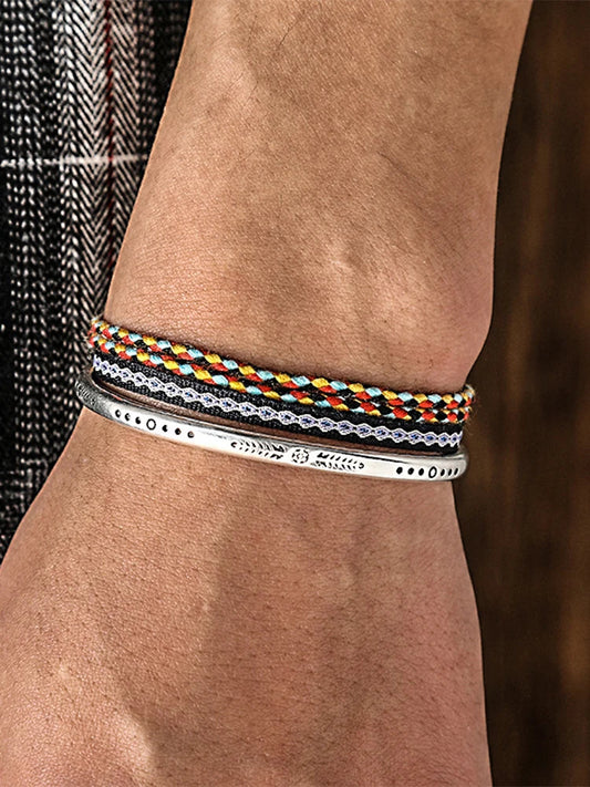 Tibetan Steel & Handmade Spirit Bracelet for "Inner Child Healing"