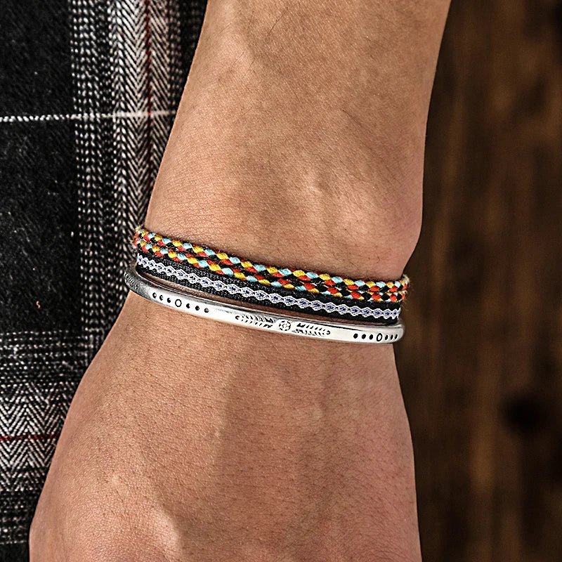 Tibetan Steel & Handmade Spirit Bracelet for "Inner Child Healing"