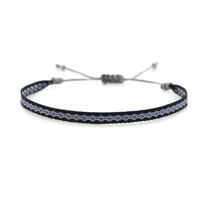 Tibetan Steel & Handmade Spirit Bracelet for Safe Travels & New Beginnings 