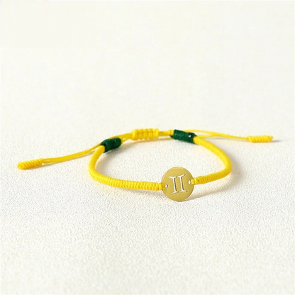 Handmade Tibetan Blessed Natural Stone Beads for "Cosmic Alignment & Zodiac Energy" – 12 Constellation Stainless Steel Charm