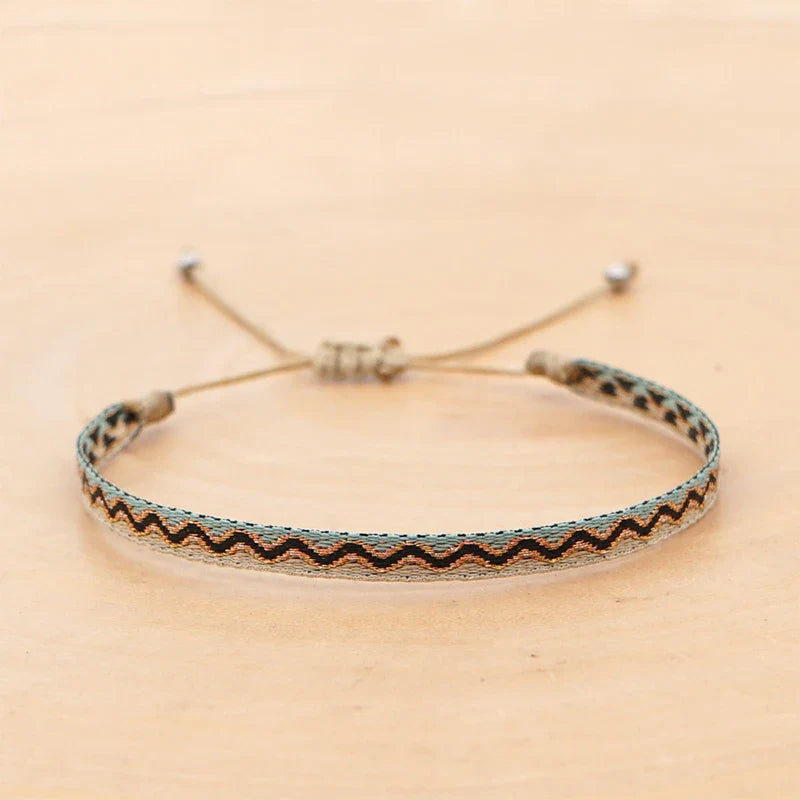 Tibetan Steel & Handmade Spirit Bracelet for "Courageous Communication"