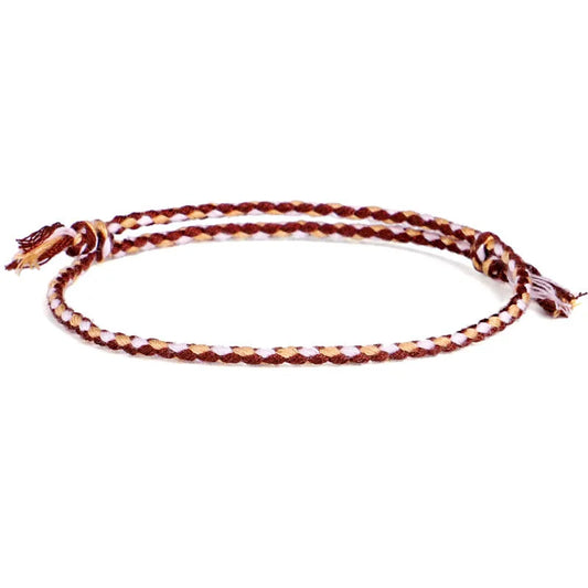 Tibetan Steel & Handmade Spirit Bracelet for "Strength, Protection, Purification & Calm" 