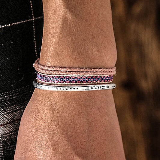 Tibetan Steel & Handmade Spirit Bracelet for "Spiritual Awakening & Expansion"