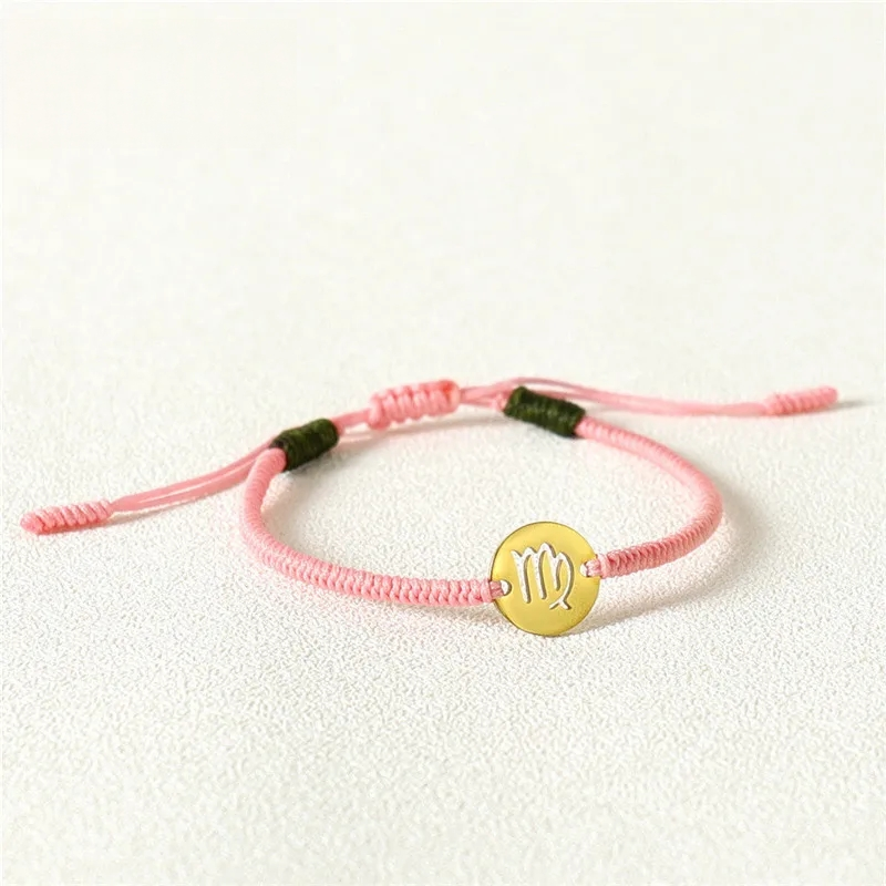Handmade Tibetan Blessed Natural Stone Beads for "Cosmic Alignment & Zodiac Energy" – 12 Constellation Stainless Steel Charm