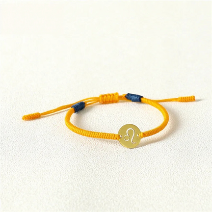 Handmade Tibetan Blessed Natural Stone Beads for "Cosmic Alignment & Zodiac Energy" – 12 Constellation Stainless Steel Charm