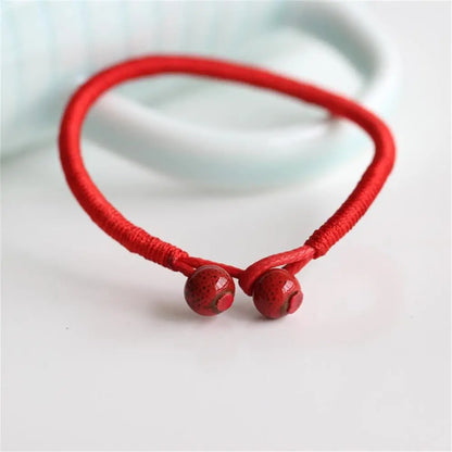 Handmade Tibetan Blessed Red Kabbalah Bracelet for Protection against "Evil Eye" and Negative Energy