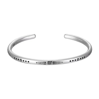 Tibetan Steel & Handmade Spirit Bracelet for "Patience & Alignment with Divine Timing"