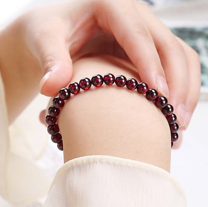 Natural Crystal Gemstone ~ Wine Red Garnet Crystal ~ for "Power, Commitment and Love"