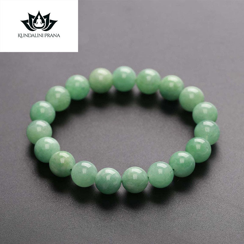 Natural Crystal Gemstone ~ Greenery Jade Bangle ~ for "Abundance, Happiness and Health"
