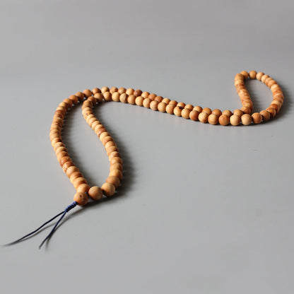 Buddhist Handcrafted Nature Sandalwood Necklace for  "Meditation" - Own Becoming