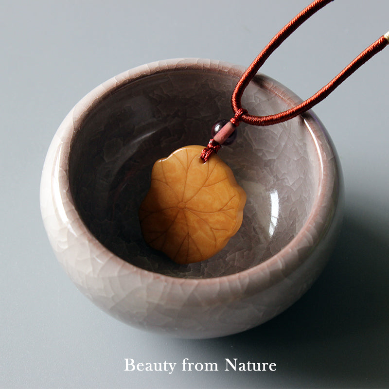 Lotus Blossom Pendant (Tagua Nut)