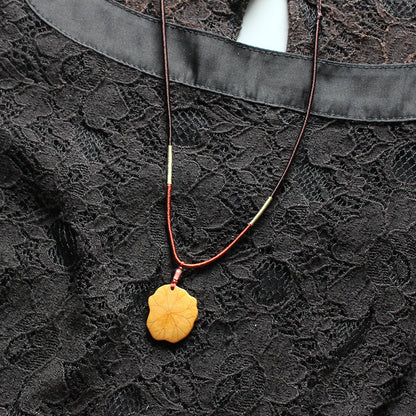 Lotus Blossom Pendant (Tagua Nut)