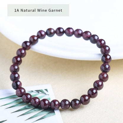 Natural Crystal Gemstone ~ Wine Red Garnet Crystal ~ for "Power, Commitment and Love"