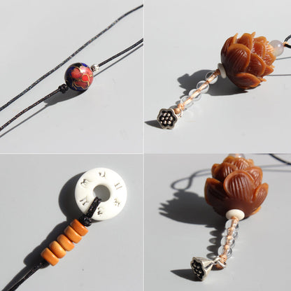 Enlightening Lotus Flower Pendant (Bodhi Seed)