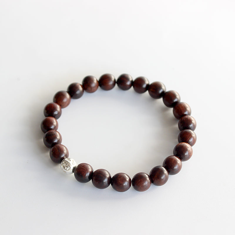 Buddhist Handcrafted Nature Sandalwood Mala Prayer Bracelet