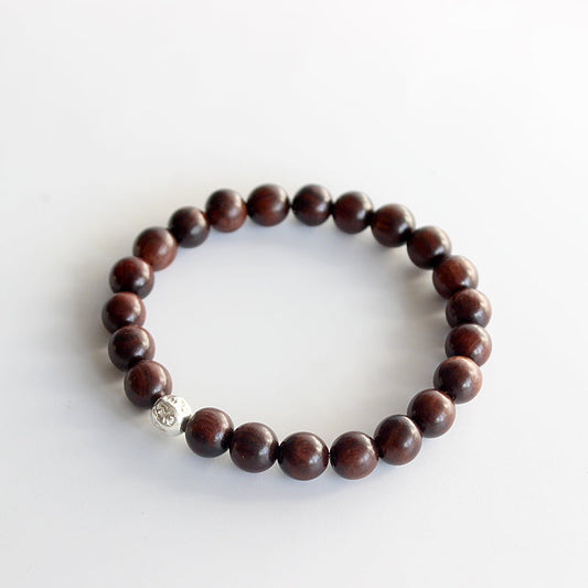 Buddhist Handcrafted Nature Sandalwood Mala Prayer Bracelet