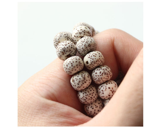 Buddhist Handcrafted Nature Sandalwood Necklace "One With Nature" (made from Organic Bodhi Tree)