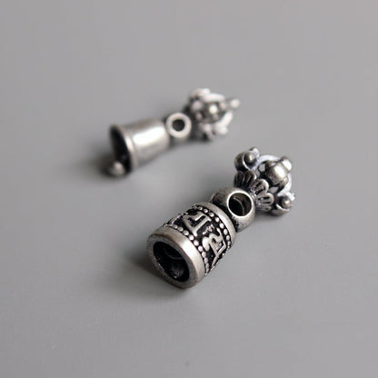 Vajra Bell Pendant (White Copper)