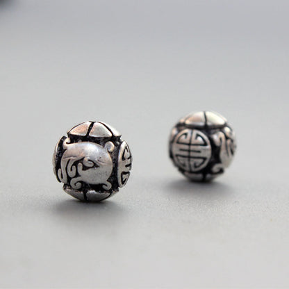 Engraved Lucky Pendant (White Copper)