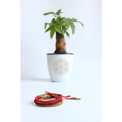 Handmade Tibetan Blessed Knots for "Balance & Stability"