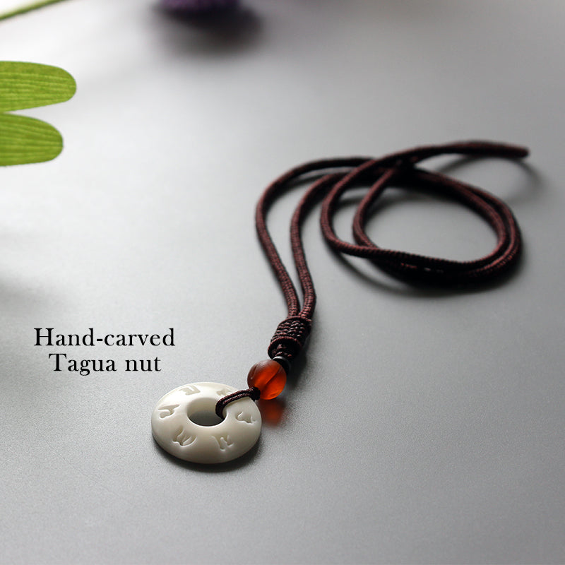 Ivory Meditation Necklace (Tagua Nut)