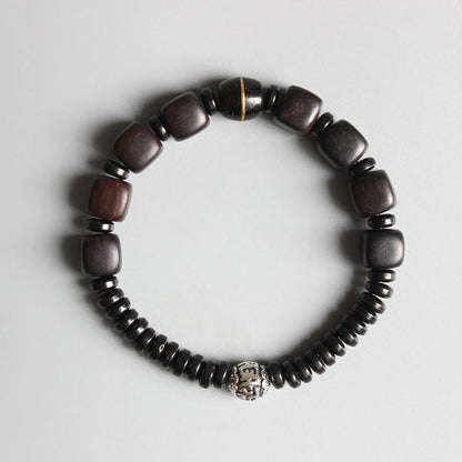Buddhist Handcrafted Nature Sandalwood Bracelet for "Compassion & Kindness"