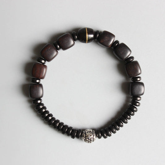 Buddhist Handcrafted Nature Sandalwood Bracelet for "Compassion & Kindness"