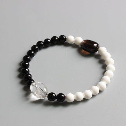 Positive Balance (Smokey Quartz and Black Obsidian)