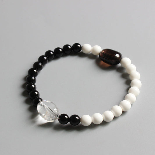 Positive Balance (Smokey Quartz and Black Obsidian)