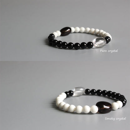 Positive Balance (Smokey Quartz and Black Obsidian)