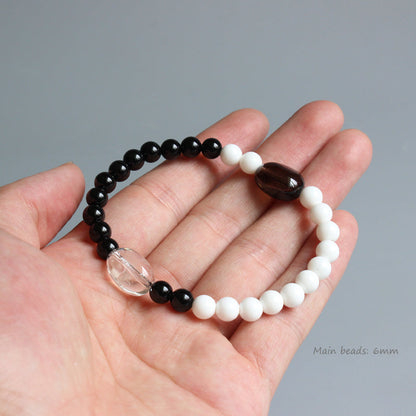 Positive Balance (Smokey Quartz and Black Obsidian)