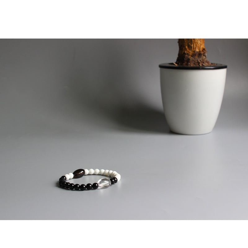 Positive Balance (Smokey Quartz and Black Obsidian)
