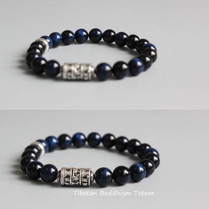 Focus & Concentration Bracelet (Blue Eagle Eye Stone)