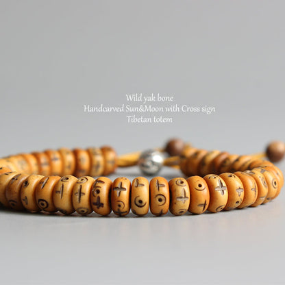 Fulfillment Bracelet (Tibetan Yak Bone Beads)