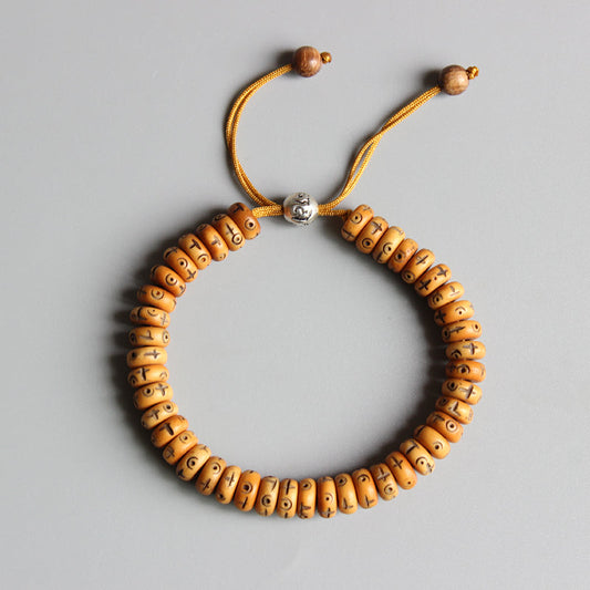 Fulfillment Bracelet (Tibetan Yak Bone Beads)