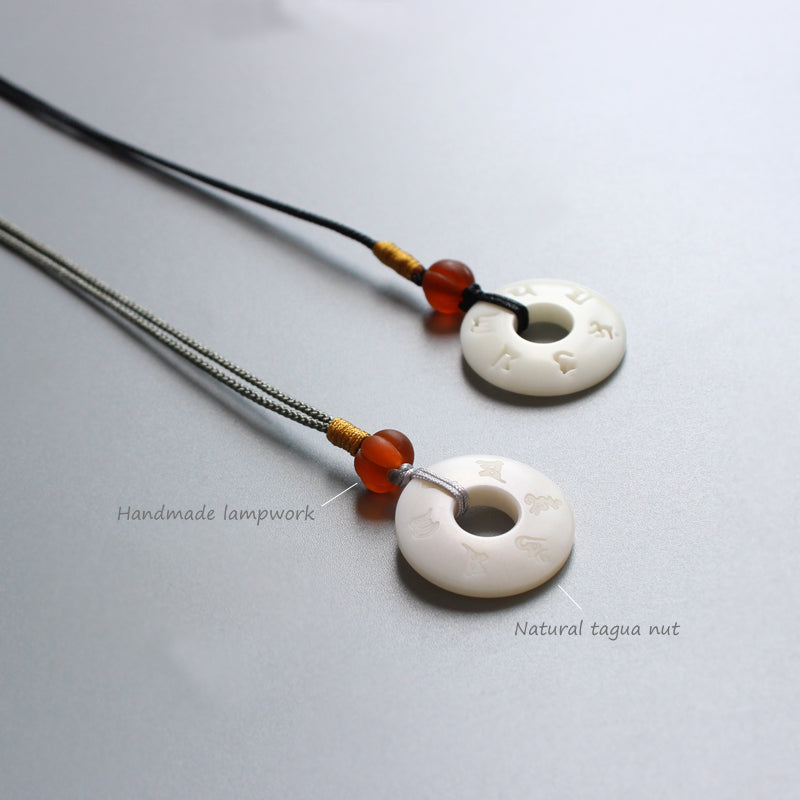 Strength and Transformation Necklace (Tagua Nut)