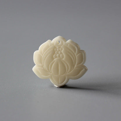 Lotus Flower Pendant (Tagua Nut)