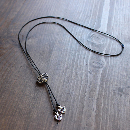 White Dragon Necklace (White Copper)