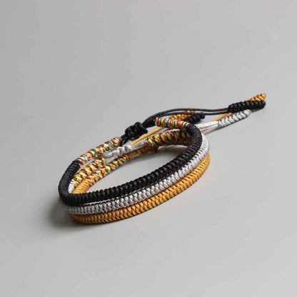Handmade Tibetan Blessed Knots for "Confidence"