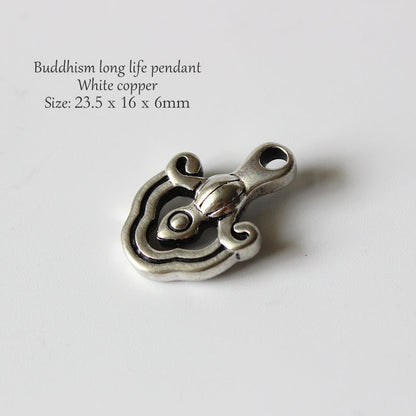 Longevity Pendant (White Copper)