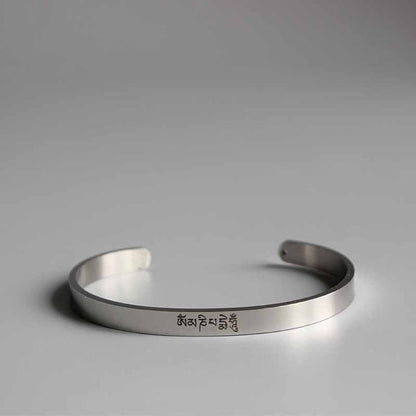 Six True Mantra Words Bangle