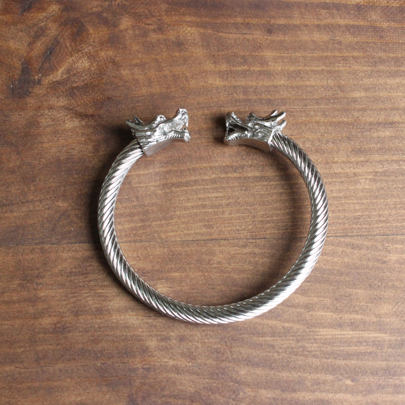 Dragon Head Bangle for Wealth and Creativity