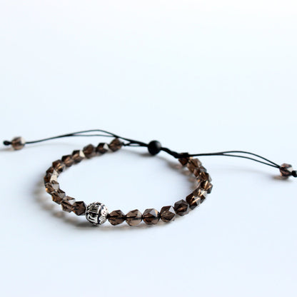 Buddhist Handcrafted Nature Sandalwood Endurance and Optimism Bracelet