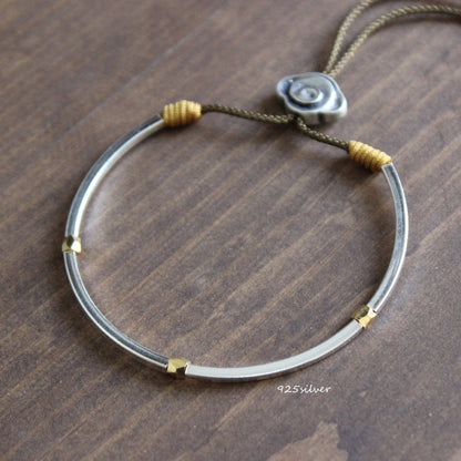 Divine and Spirit Uplifting Silver Bangle (Metal)