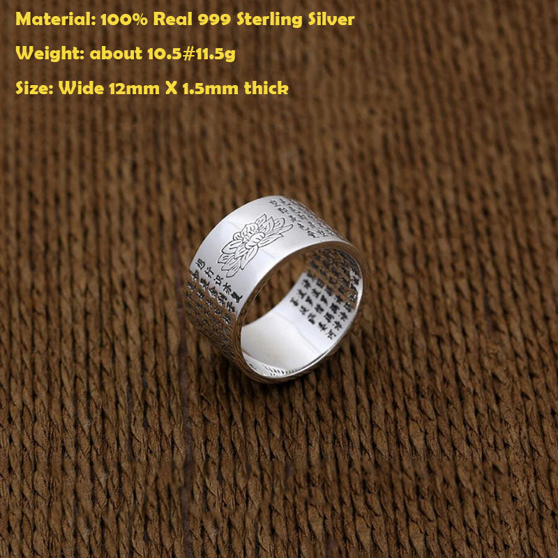 Wisdom Ring of the Heart (Silver)