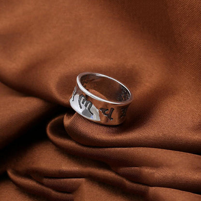 Hidden Heart Sutra for Wisdom and Good News (Silver)